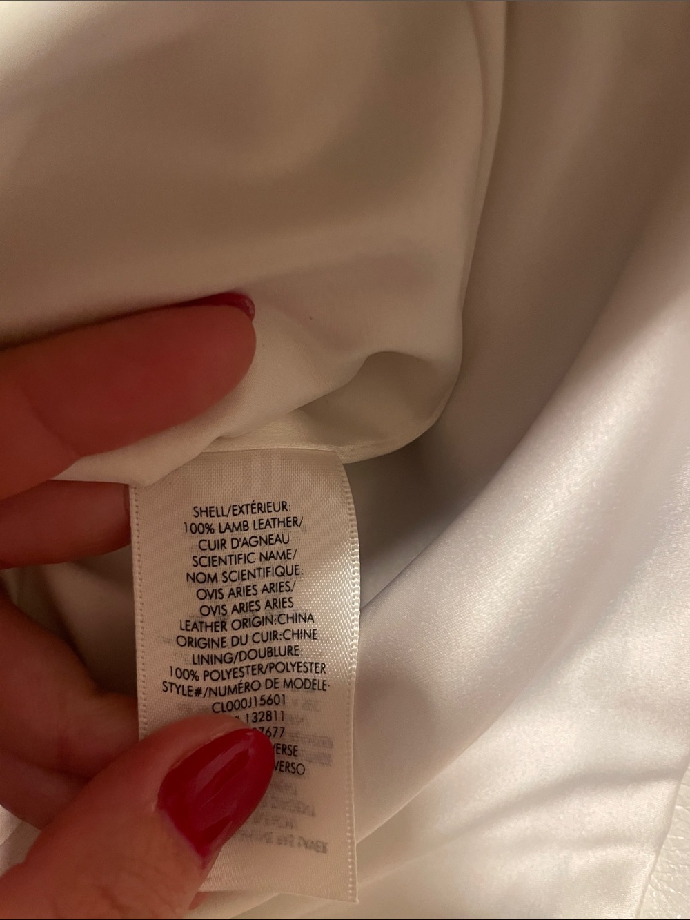 Alice + Olivia Cady White Leather Shorts - Picture 10 of 10
